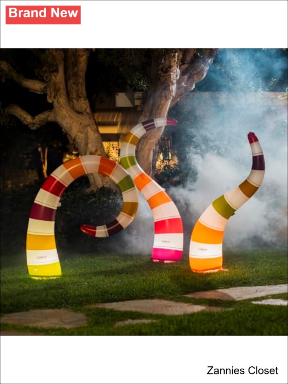 👻 FUNBOY Giant Light-Up Inflatable Halloween Yard Snakes 3 Pack